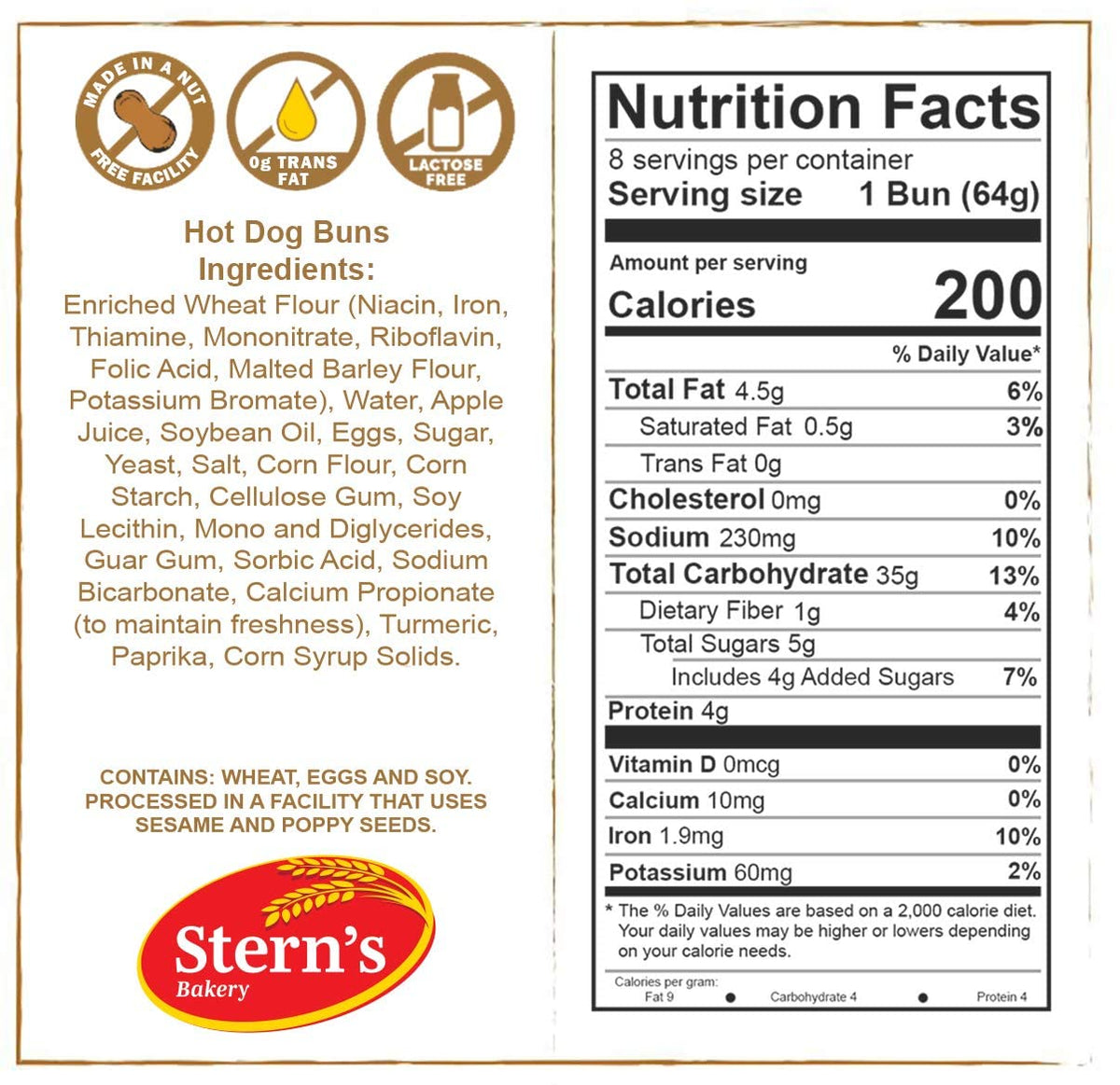 Hot Dog Bus, Kosher 8 Hot Dog Rolls, 14 Oz Pack (3 Pack) S509