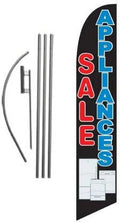 Feather Banner Sign with Flag Pole Kit and Ground Stake A445