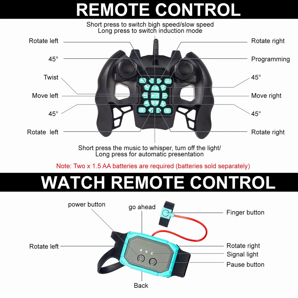Gesture Sensing Remote-Control Toy Blue K900