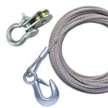 25ft 7/32in Stainless Steel Galvanized Cable W9441