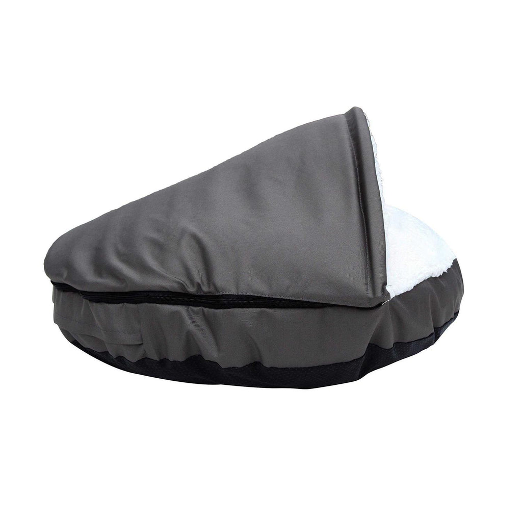 Oxford Sherpa Pet Cave and Round Pet Bed N9739
