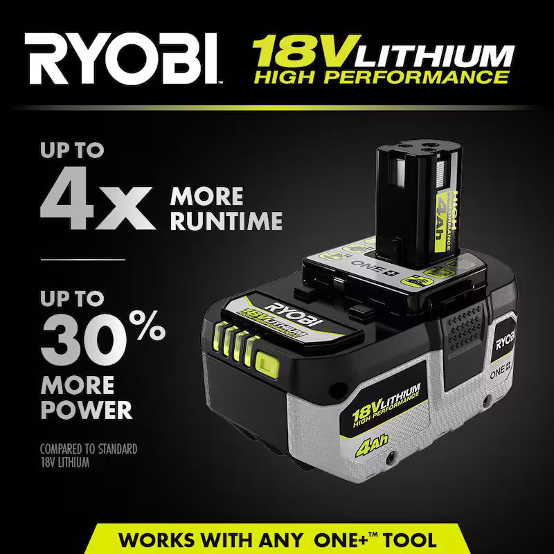 18V 4.0 Ah and 2.0 Ah Batteries and Dual-Port Charger Starter Kit J4745
