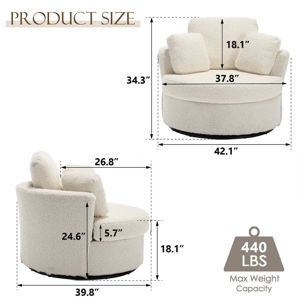 Sherpa Swivel Chair N4248