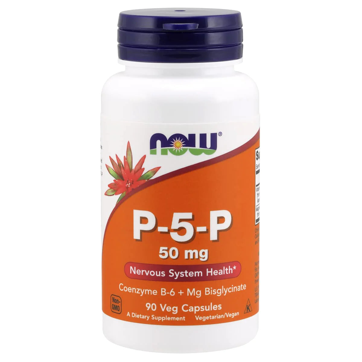 50 mg P-5-P with Coenzyme B-6 + Mg Bisglycinate 90 Veg Capsules K1866