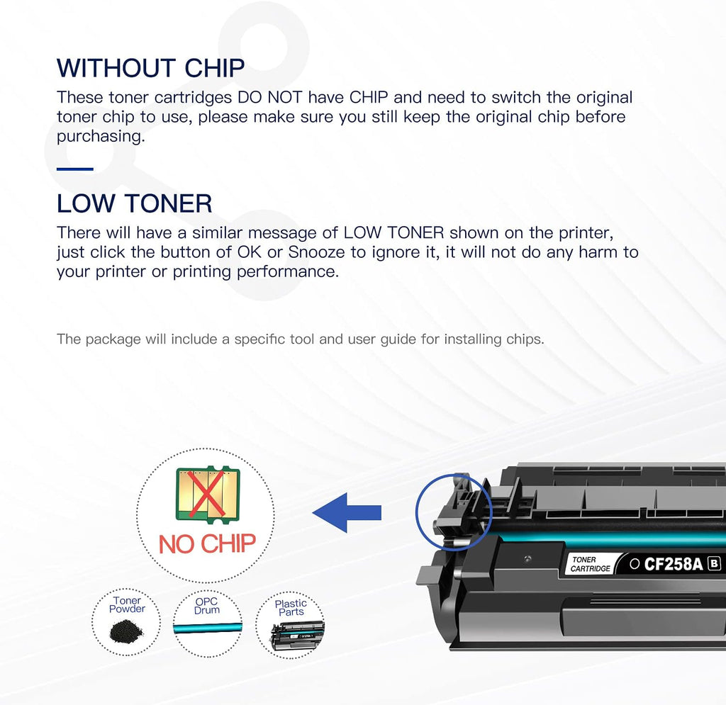 Black 2-Pack Compatible Toner Cartridge for HP M404 M428 C490