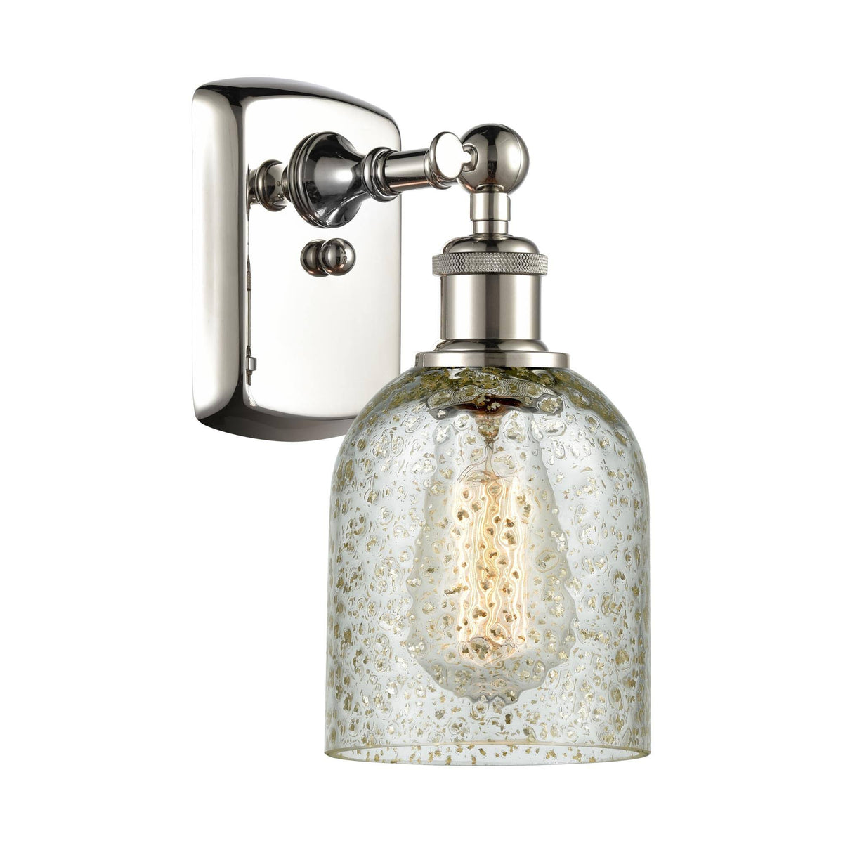 Polished Nickel 1 Light Sconce N370