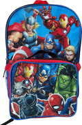 15 Inch Kids Backpack With Removable Lunch Box Set (Red-Blue) U118