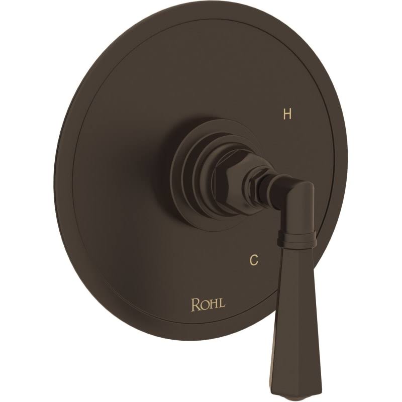 Tuscan Brass Pressure Balance Trim with Lever Handles E8281