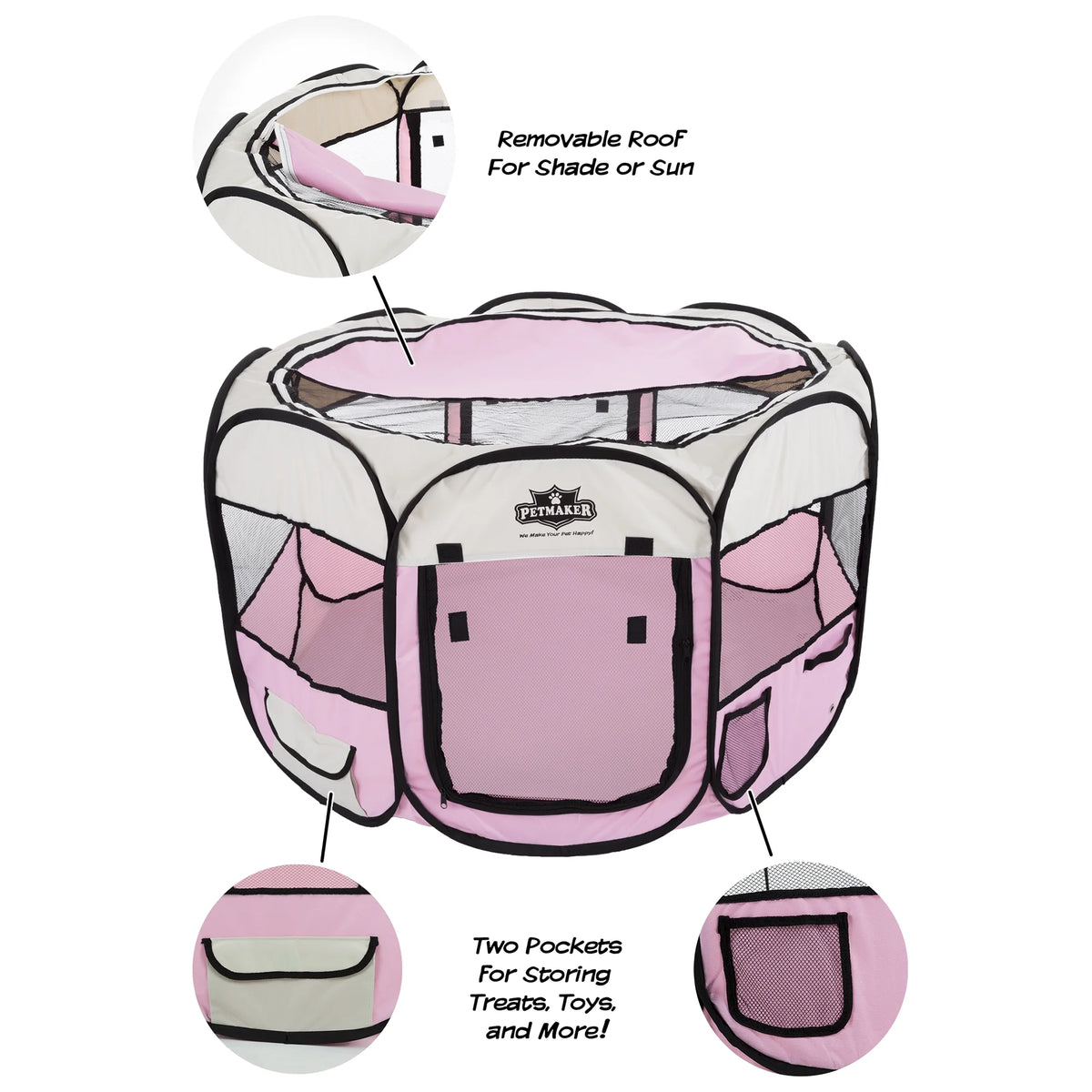 Pop-Up Dog Kennel with Carry Bag I930403