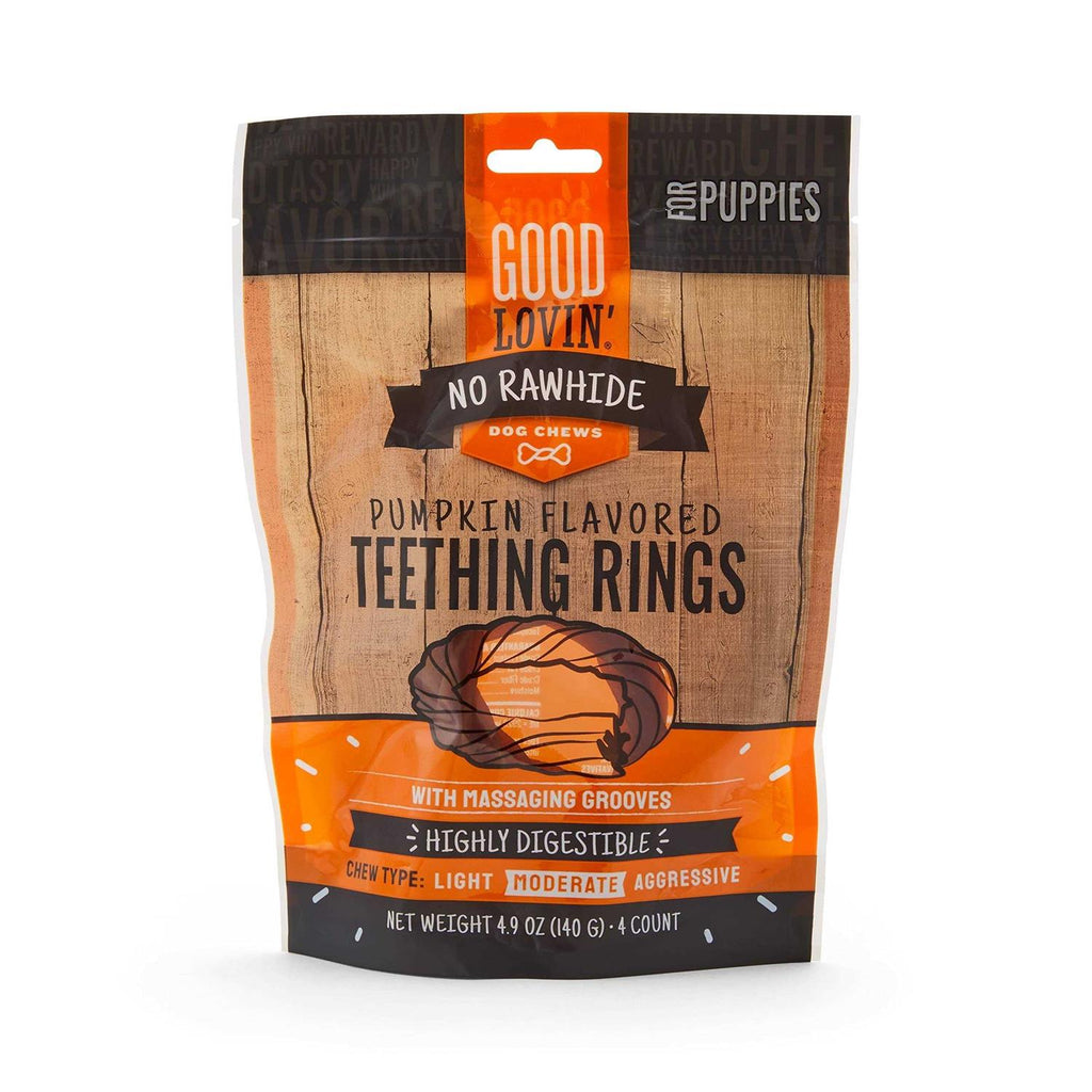 Pumpkin Flavored Puppy Teething Rings T860306