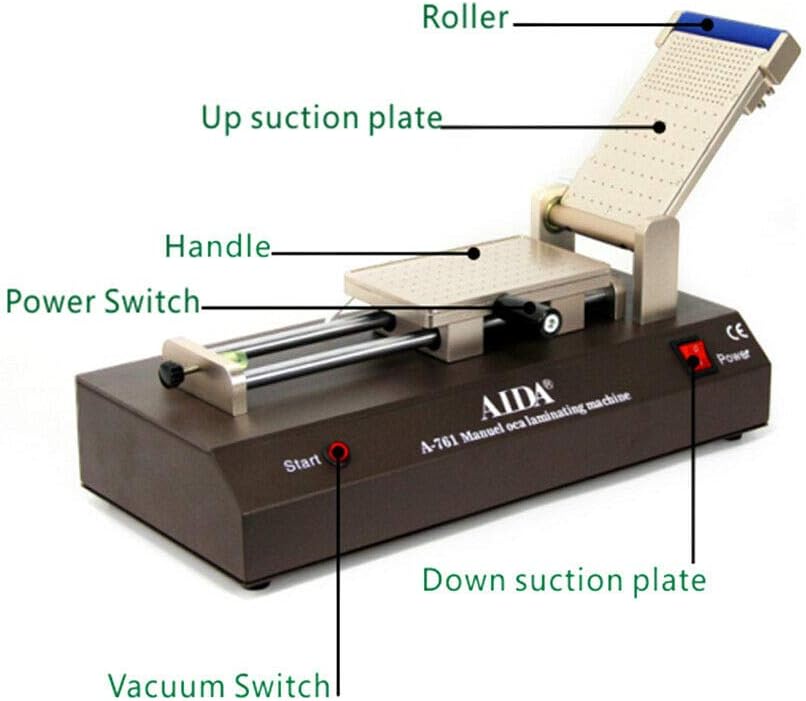 Automatic LCD Touch Screen Film OCA Laminator Equipment with Built-in Vacuum Pump 400w Q692