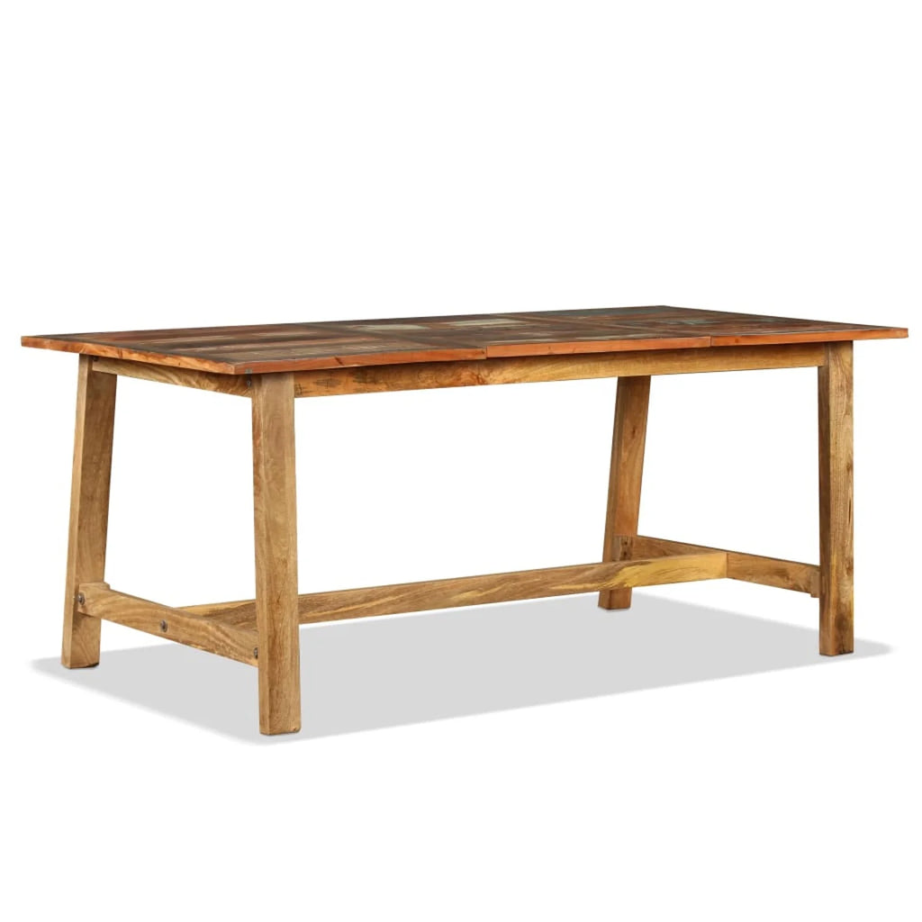 Solid Reclaimed Wood Dining Table 70.9" Q101