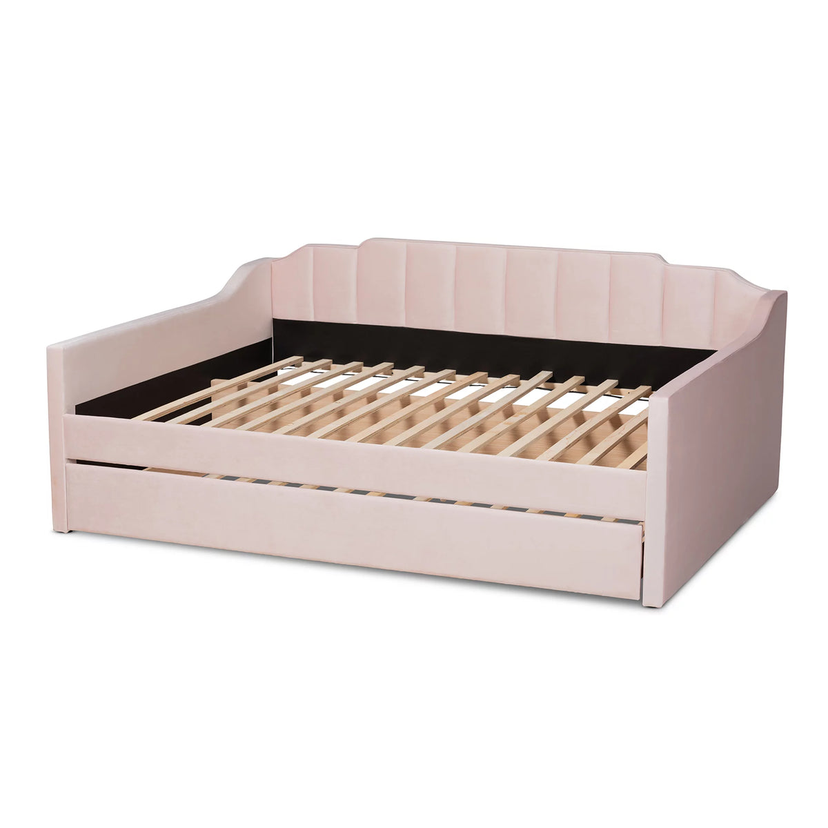 Pink Queen Daybed with Trundle W364