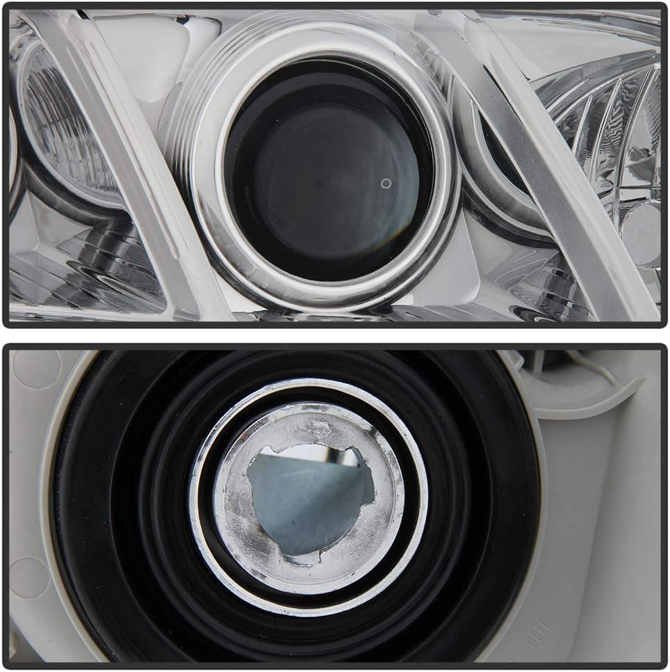 Toyota Camry Chrome Housing Projector Headlights Assembly Driver & Passenger Side U522