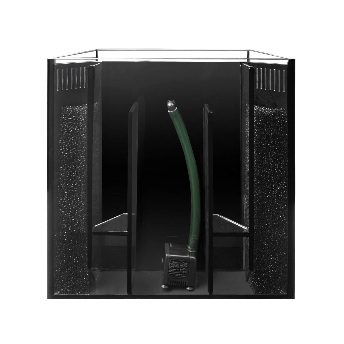 5 Gallon Glass Bow Front Aquarium with Pump and LED Light R82585