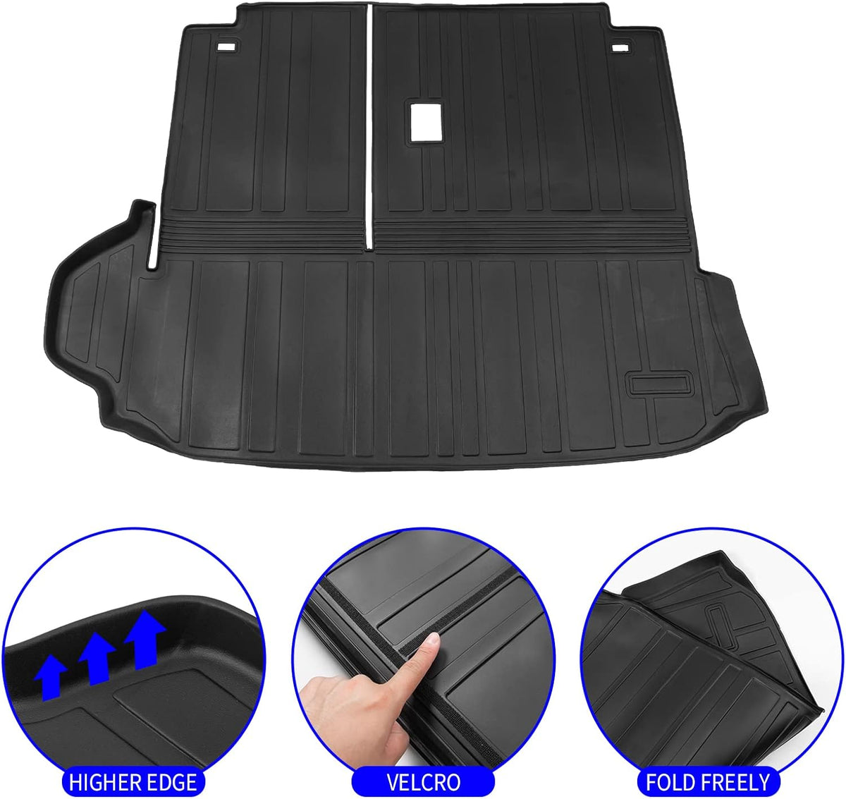 TPE All-Weather Cargo Liner Trunk Mat Pack of 2 W88889