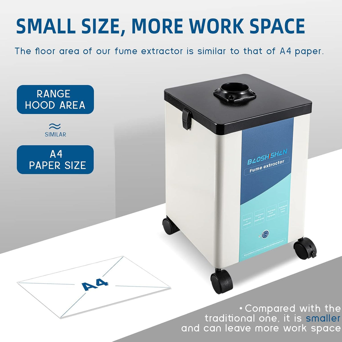 Solder Fume Extractor with Two Covers P843639