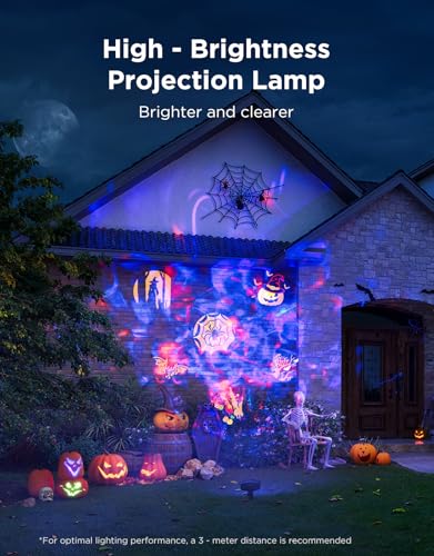 20W LED Snowflake Projector with App Control P184437