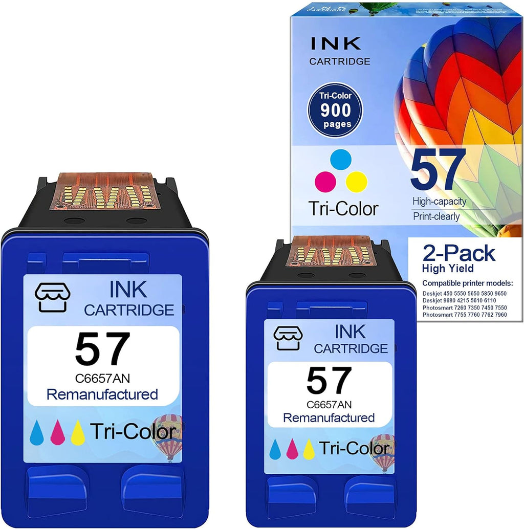 Remanufactured Tri-Color Ink Cartridge 2 Pack N1517