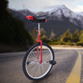 24 Unicycle with Leakproof Tire and Adjustable Seat G213
