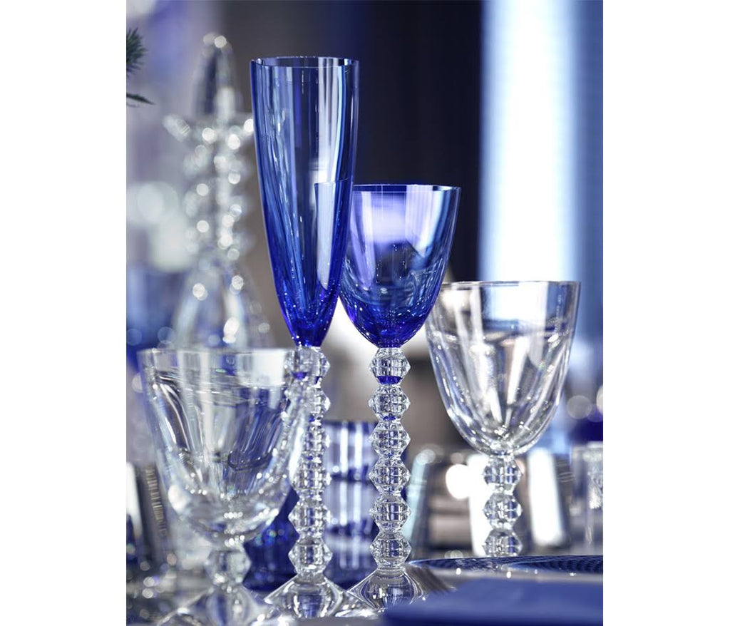 Blue Crystal Flute Set of 2 W193337
