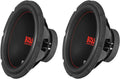 12" 1200W Dual Voice Coil 4 Ohm Car Audio Subwoofer (2 Pack) H77309