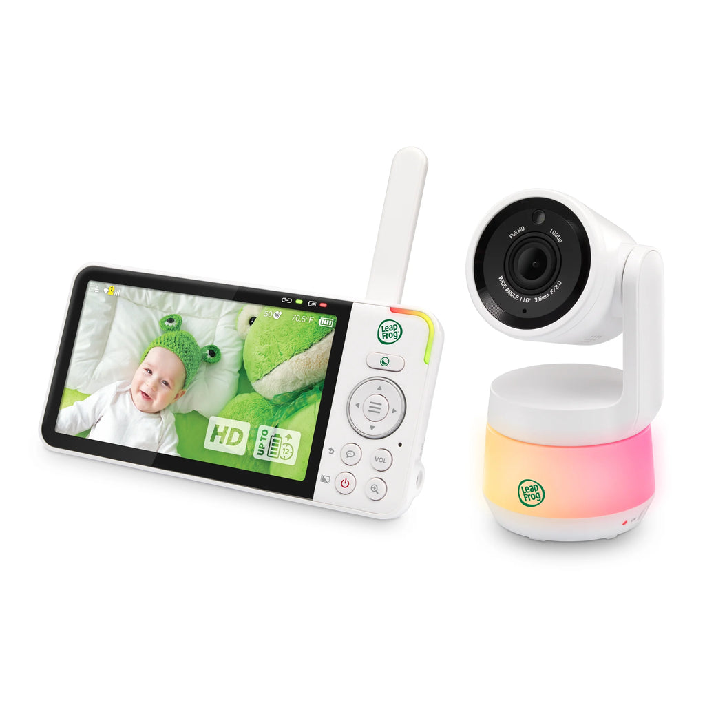 White 1080p WiFi Video Baby Monitor with 5" Display O805