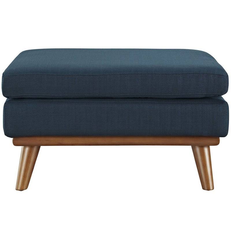 Azure Fabric Ottoman T916376