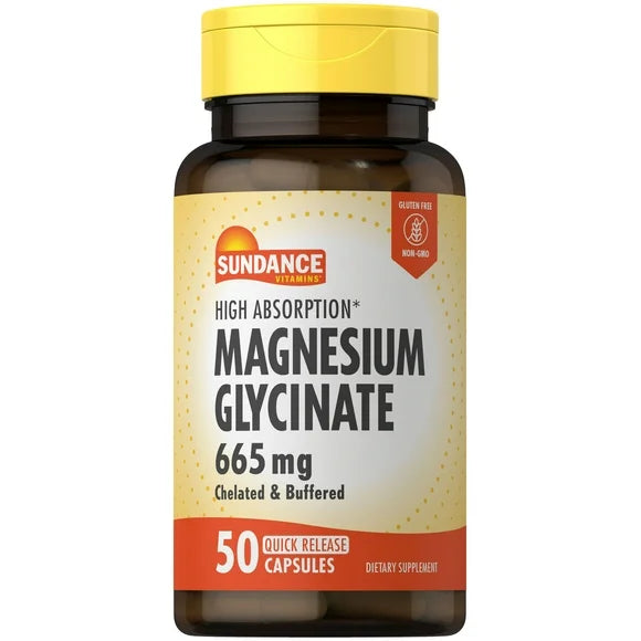 Magnesium Glycinate 665 mg 50 Quick Release Capsules K2959