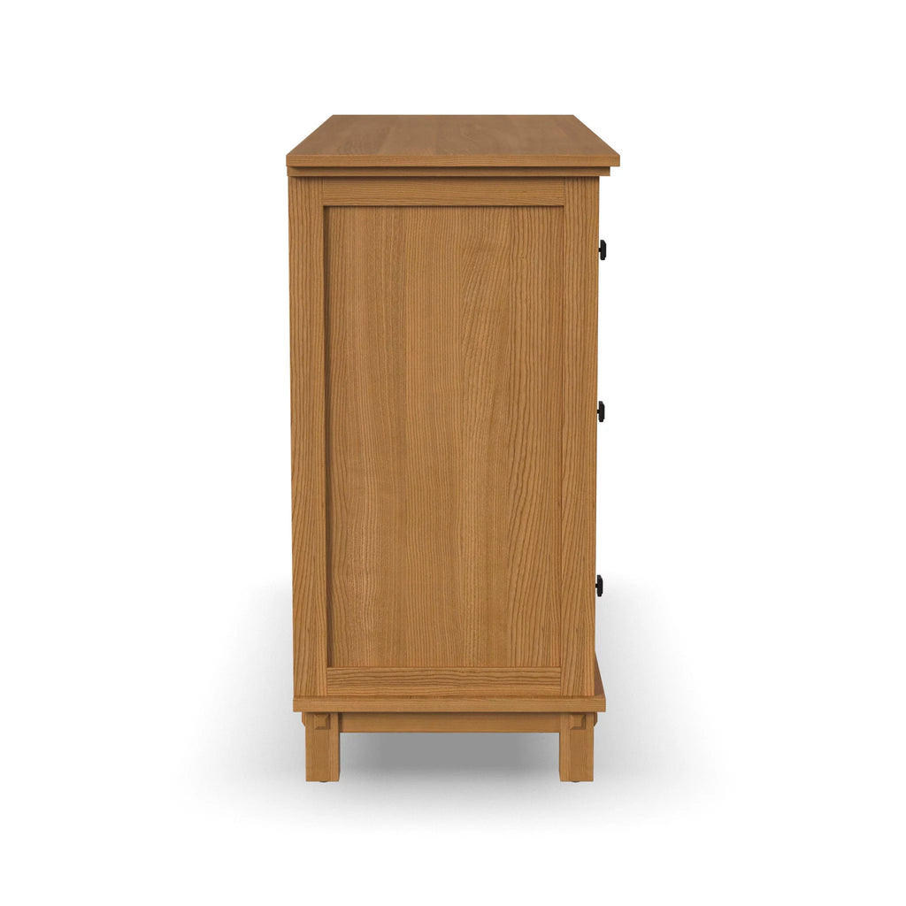 Brown 6 Drawer Wood Dresser S82720