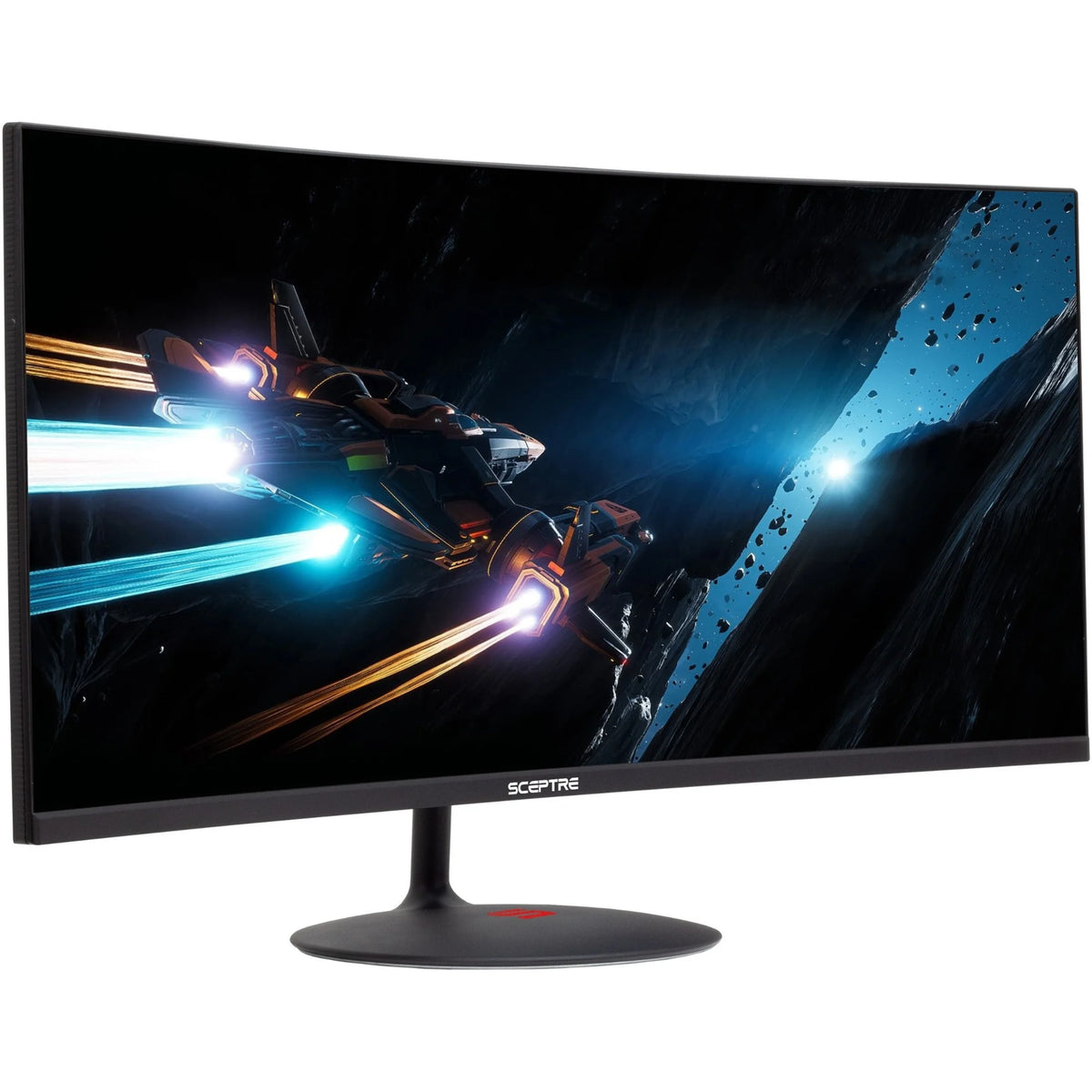 34" Curved Screen Gaming LCD Monitor, 21:9, Black W456132