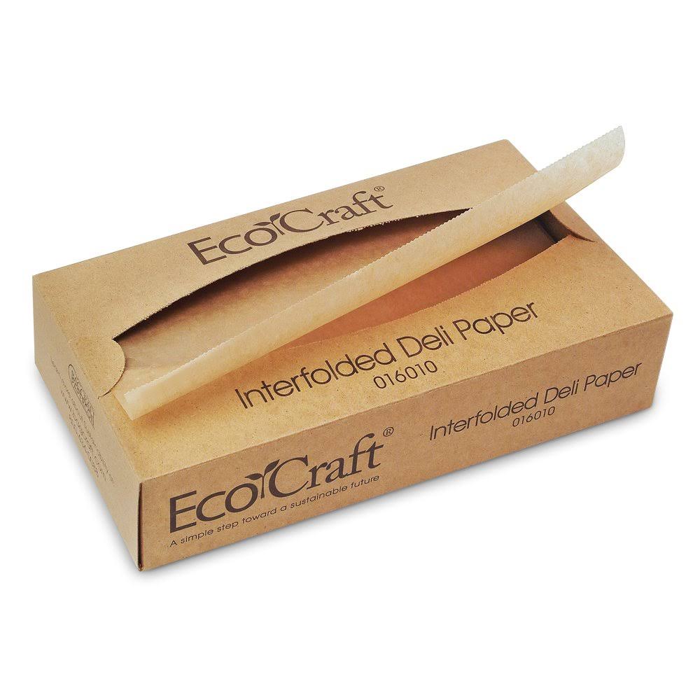 Interfolded Soy Wax Deli Sheets, Box of 500 (Case of 12 Boxes) C251855