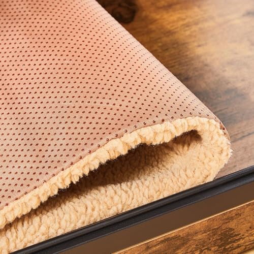 27.5'' Wooden Dog Crate Furniture with Cushion W20329