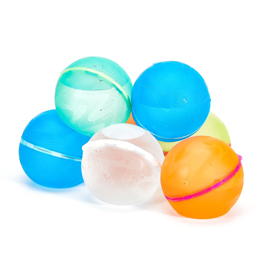 25 Pcs Reusable Water Balloons with Storage Bag J95539