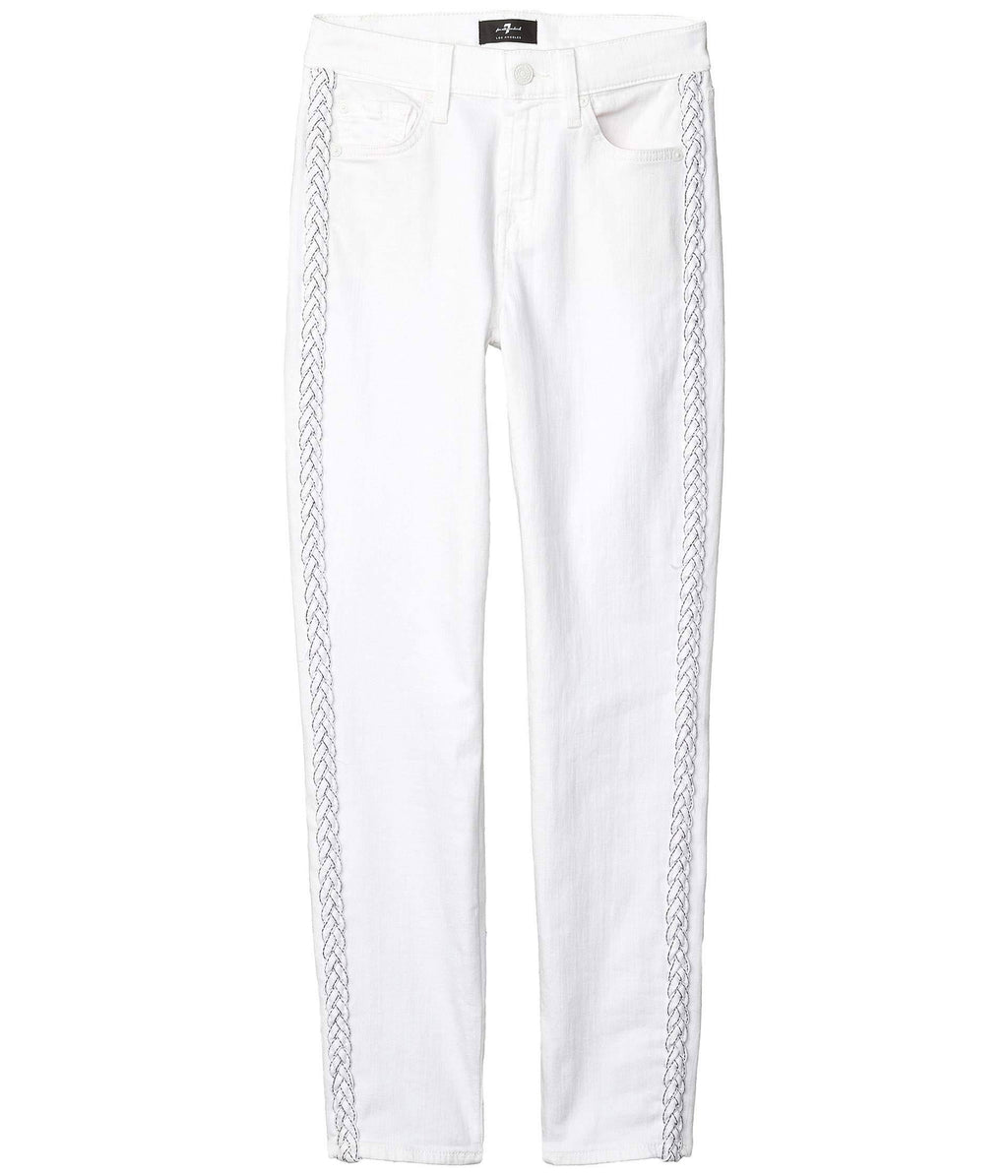 Clean White Ankle Skinny Jeans X610421