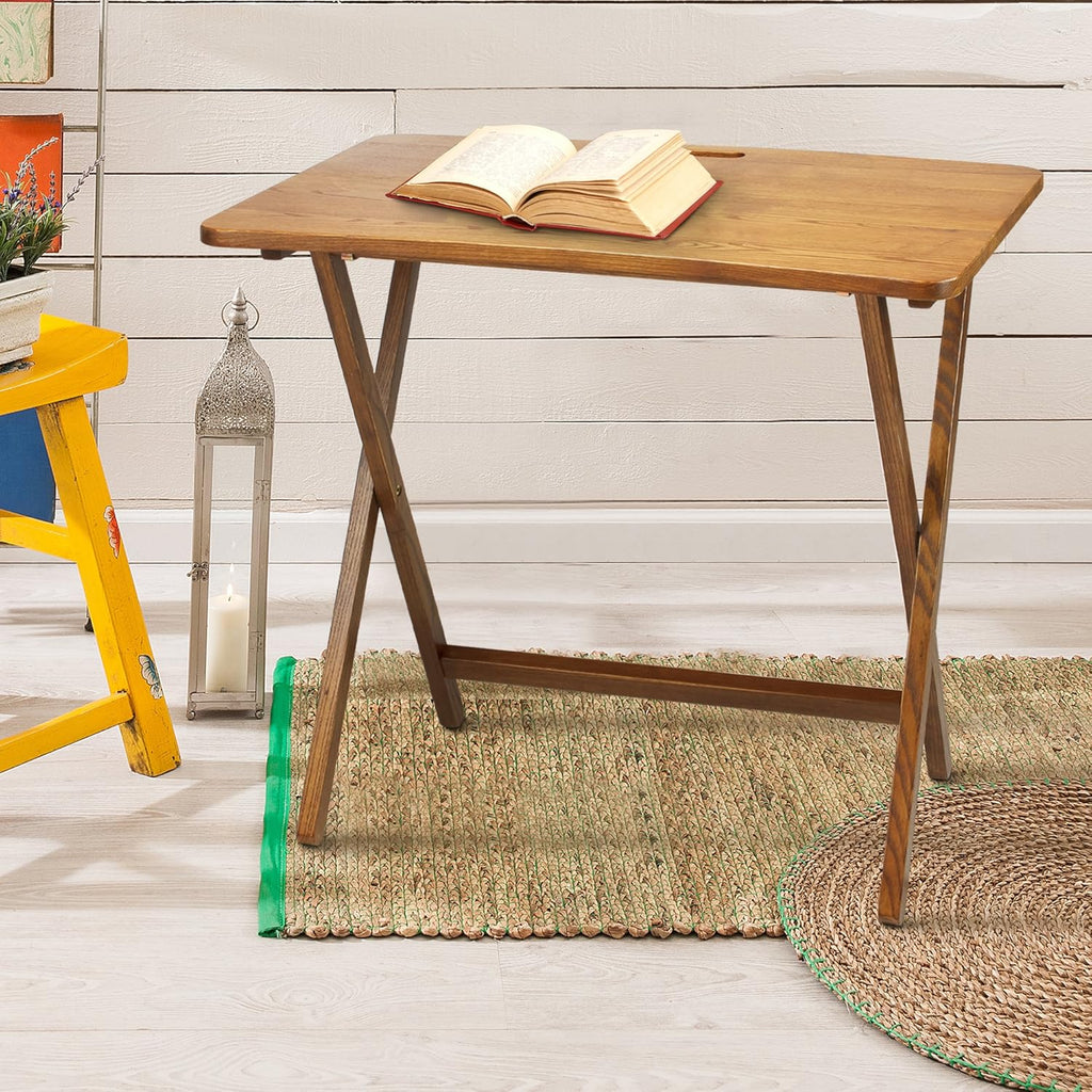 Red Oak Folding Table A76890