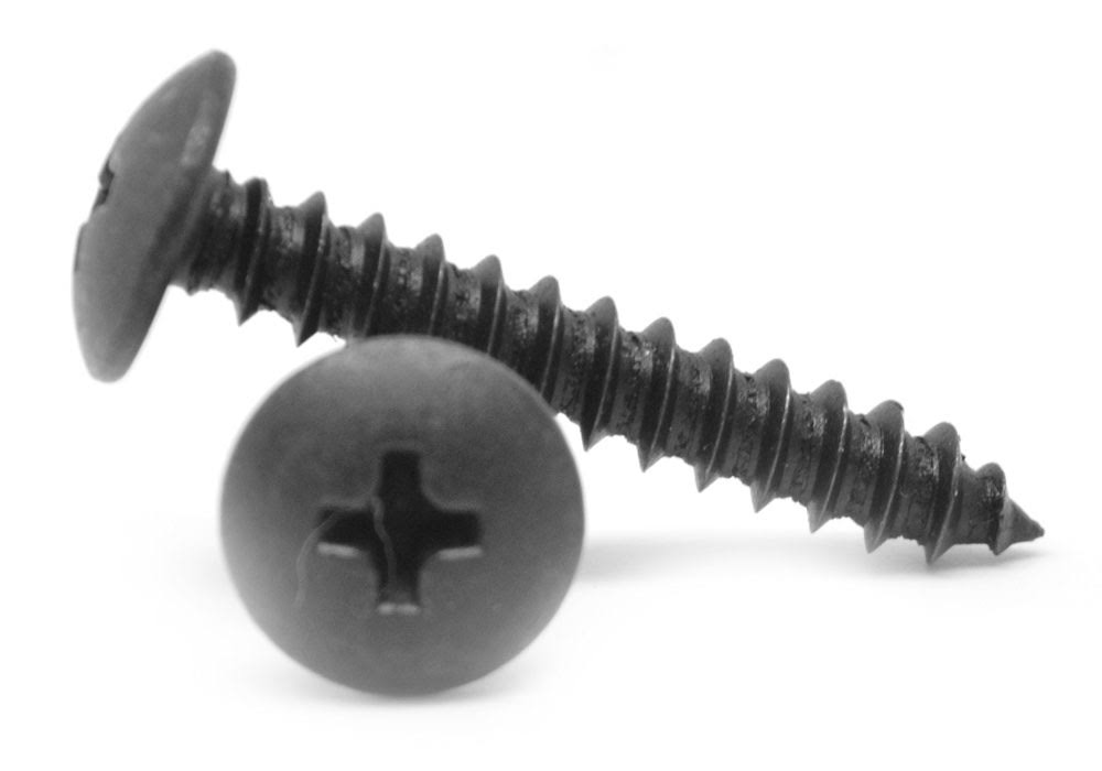 Black Oxide Phillips Truss Head Sheet Metal Screw M7798