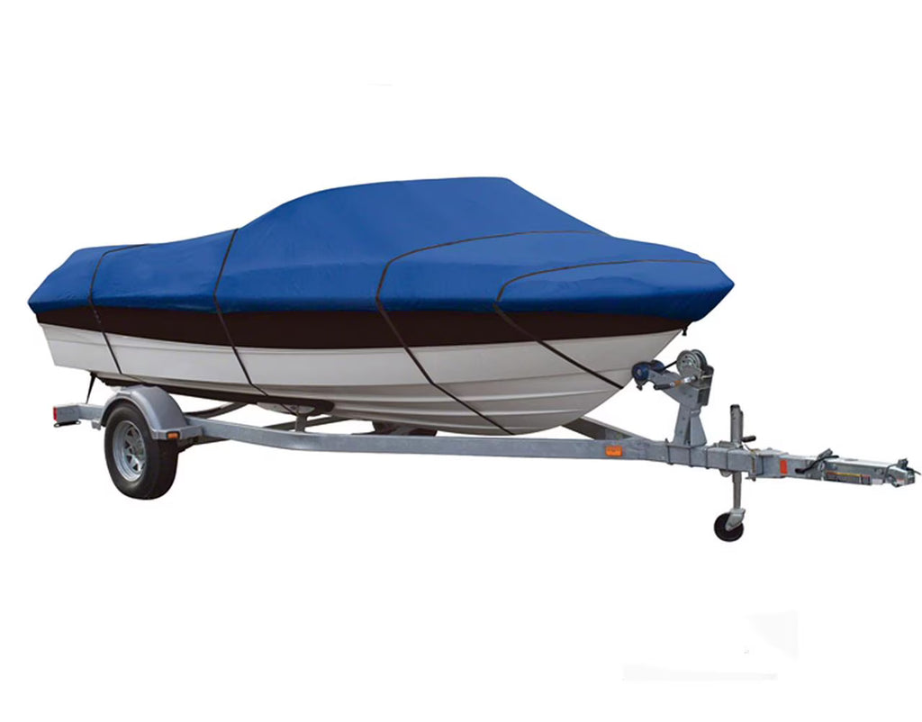 Boat Cover for Nitro 170 DC with Port Troll Mtr O/B S835