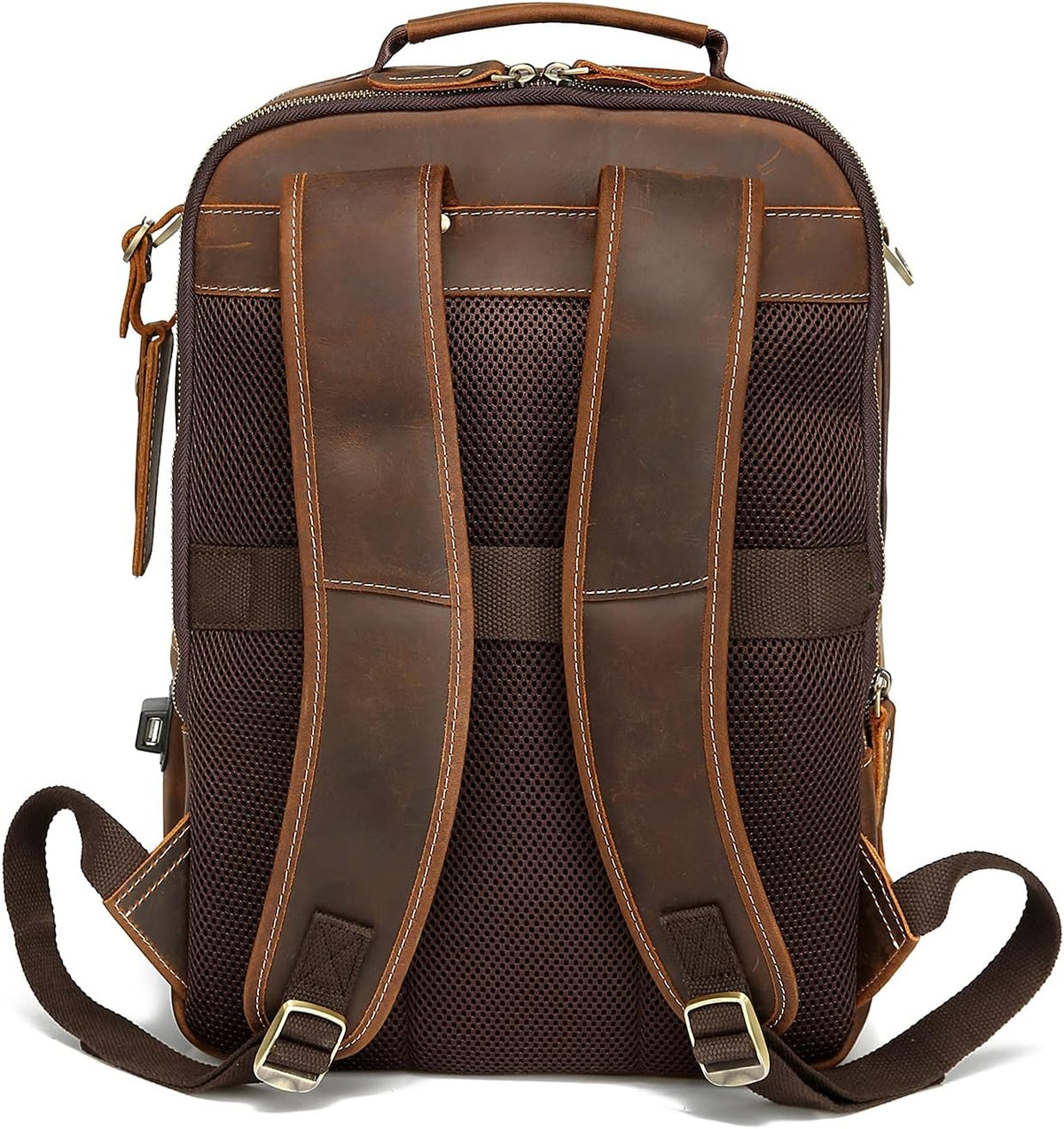 Vintage Genuine Leather Laptop Backpack X882