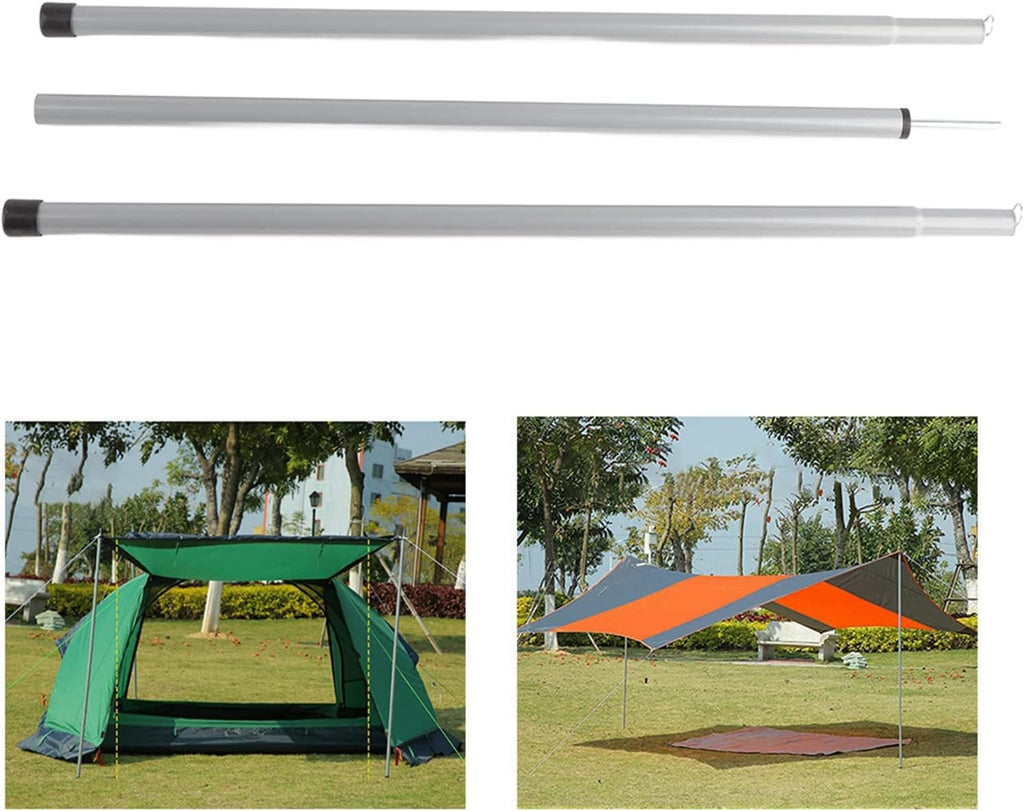 Telescoping Adjustable Iron Tarp Poles D1560