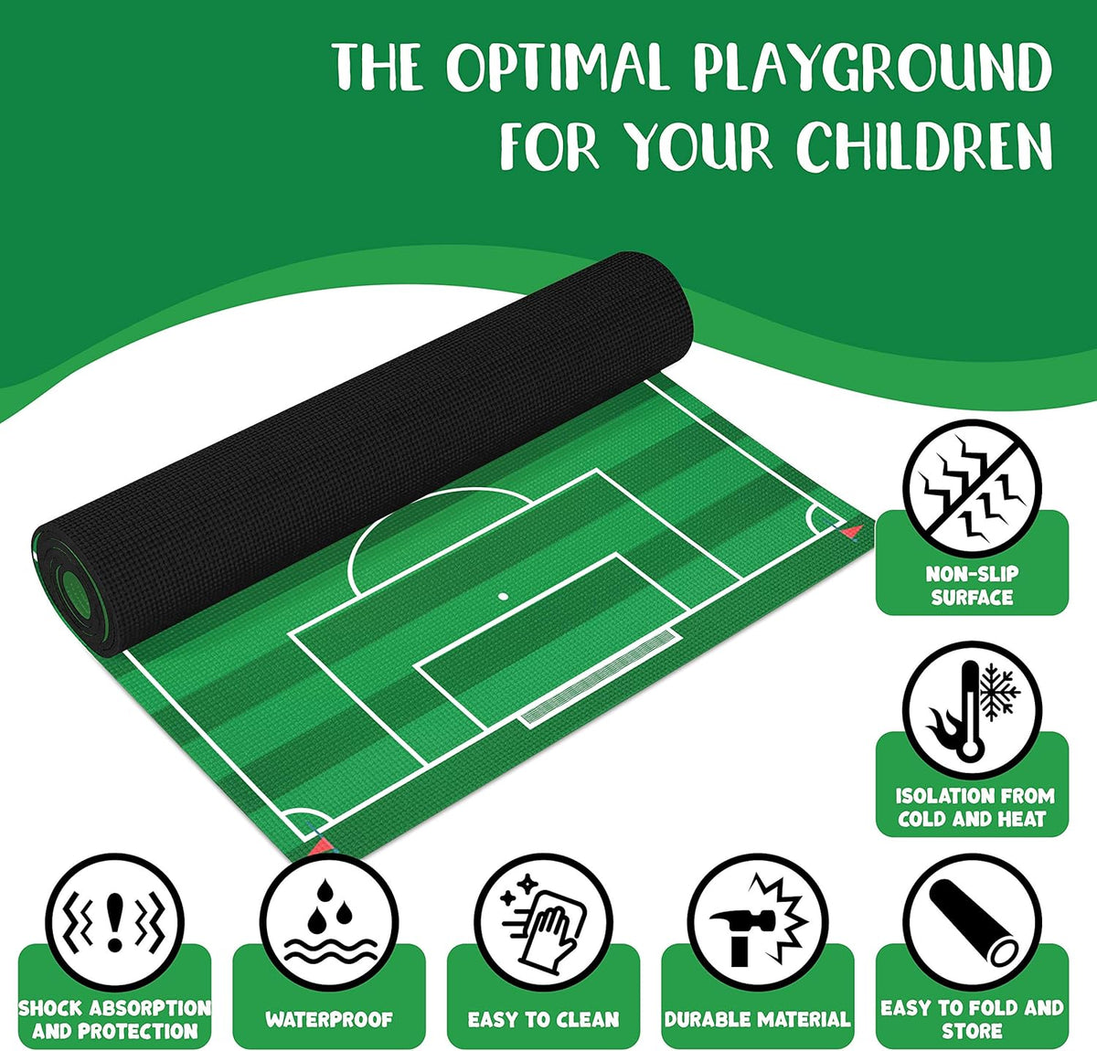 Large Foldable Baby Foam Play Mat 40x60 J408170