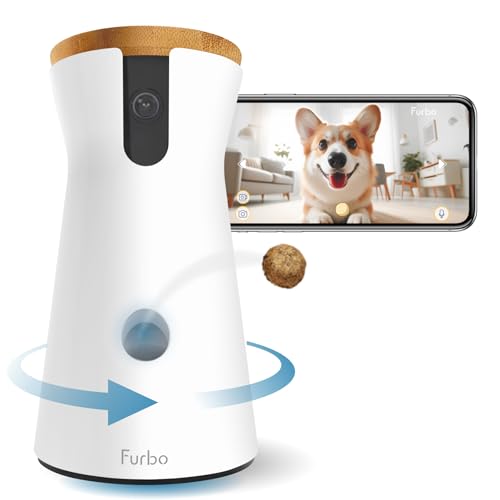 360° Cat Camera with Treat Dispenser and Speaker H466423