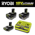 18V 4.0 Ah and 2.0 Ah Batteries and Dual-Port Charger Starter Kit J4745