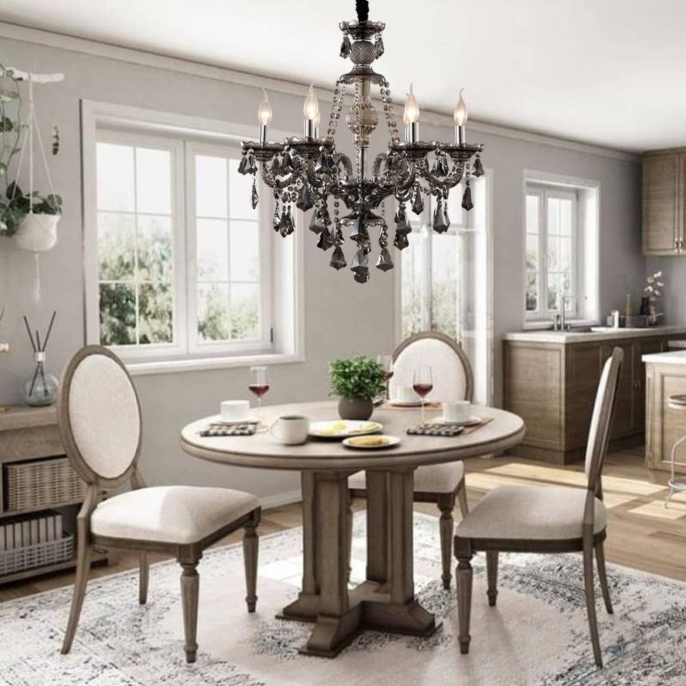K9 Crystal Chandelier, Double Layer 9 Light Pendant Light Fixture Q881727