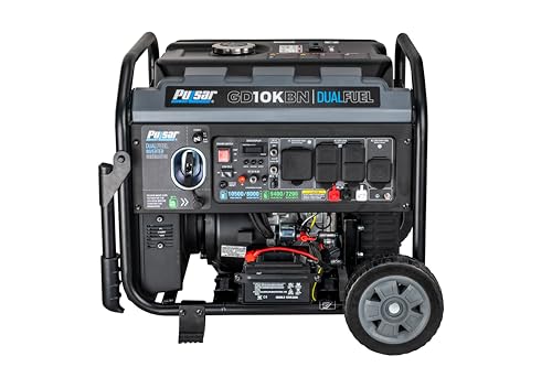9500W Tri Fuel Gasoline Propane Natural Gas Portable Inverter Generator with Remote Start Z93440