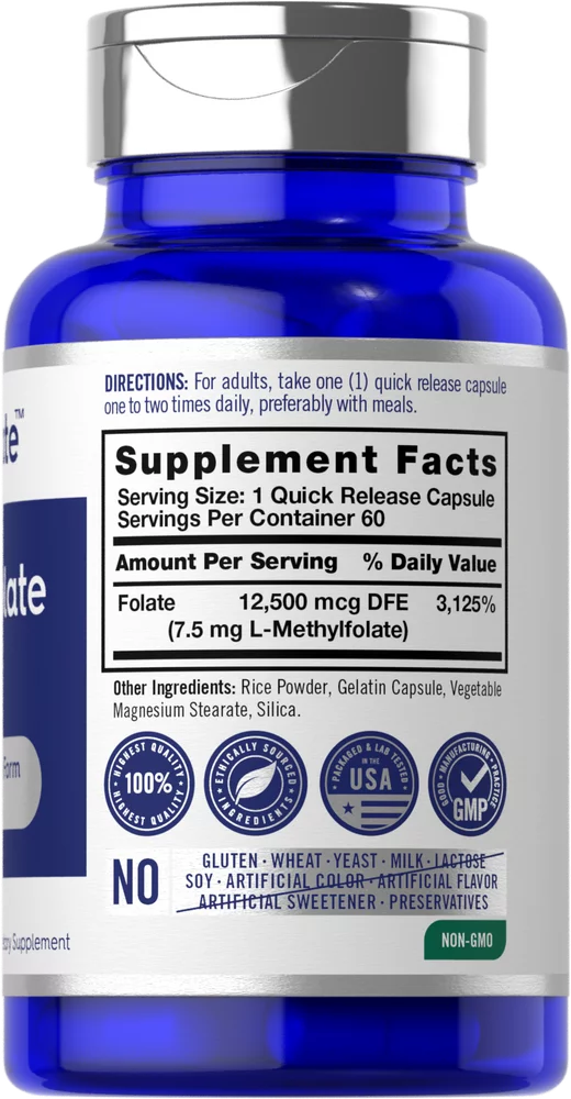 L Methylfolate 7.5 mg 60 Capsules Q26140