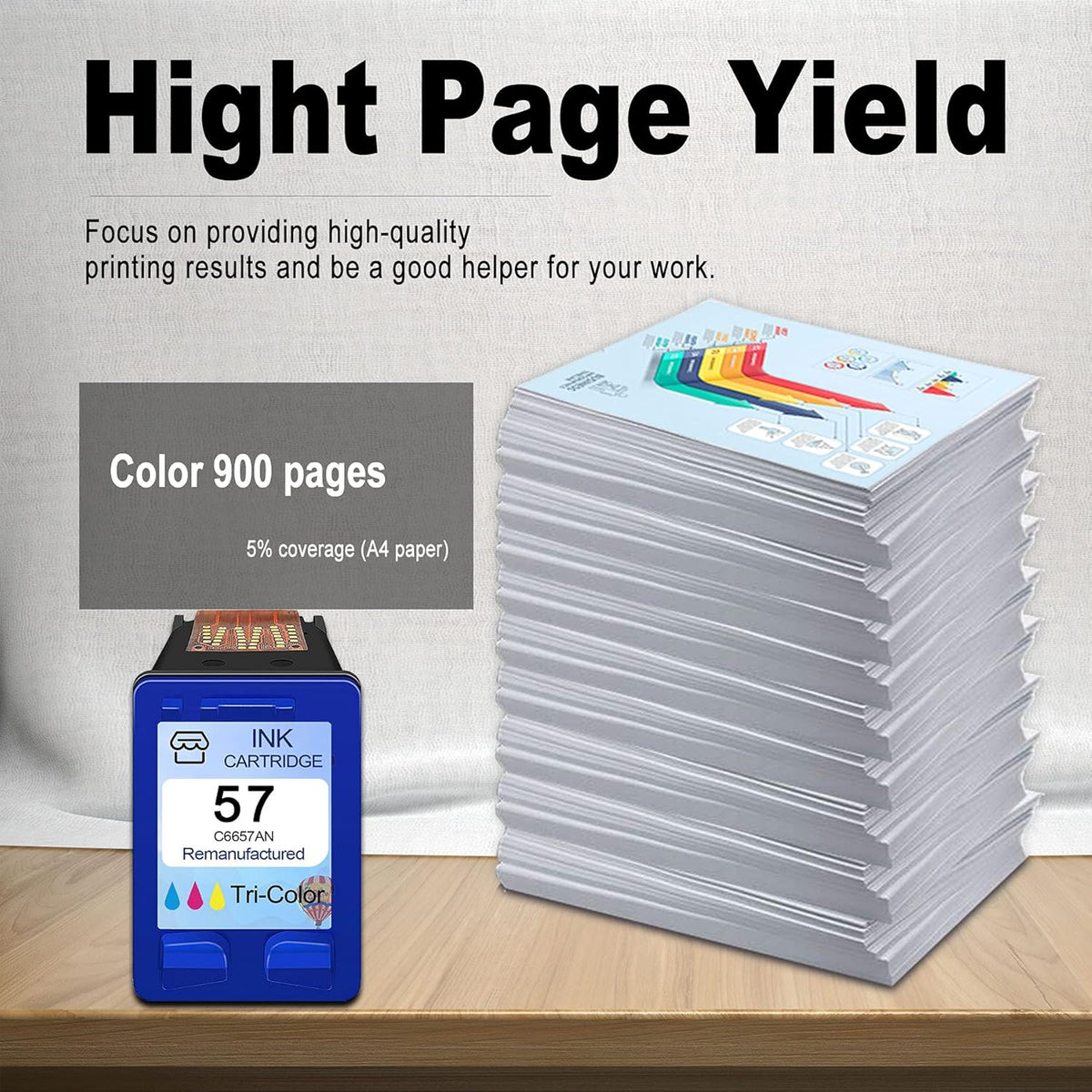 Remanufactured Tri-Color Ink Cartridge 2 Pack N1517