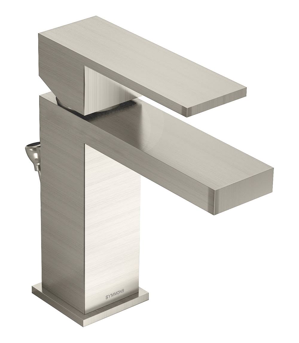 Single Hole Single-Handle Bathroom Faucet with Drain Assembly in Satin Nickel C774