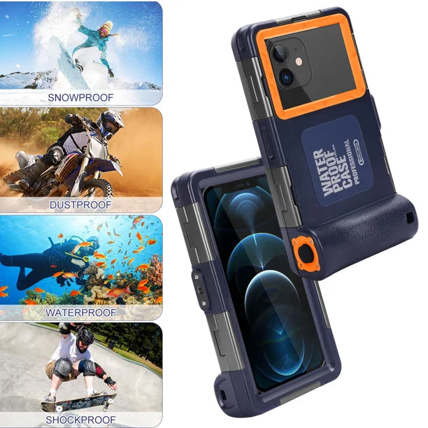 Waterproof Protective Case for Motorola Moto Z2 Play and Phones Up to 6.9 Inch S9376