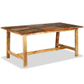 Solid Reclaimed Wood Dining Table 70.9" Q101